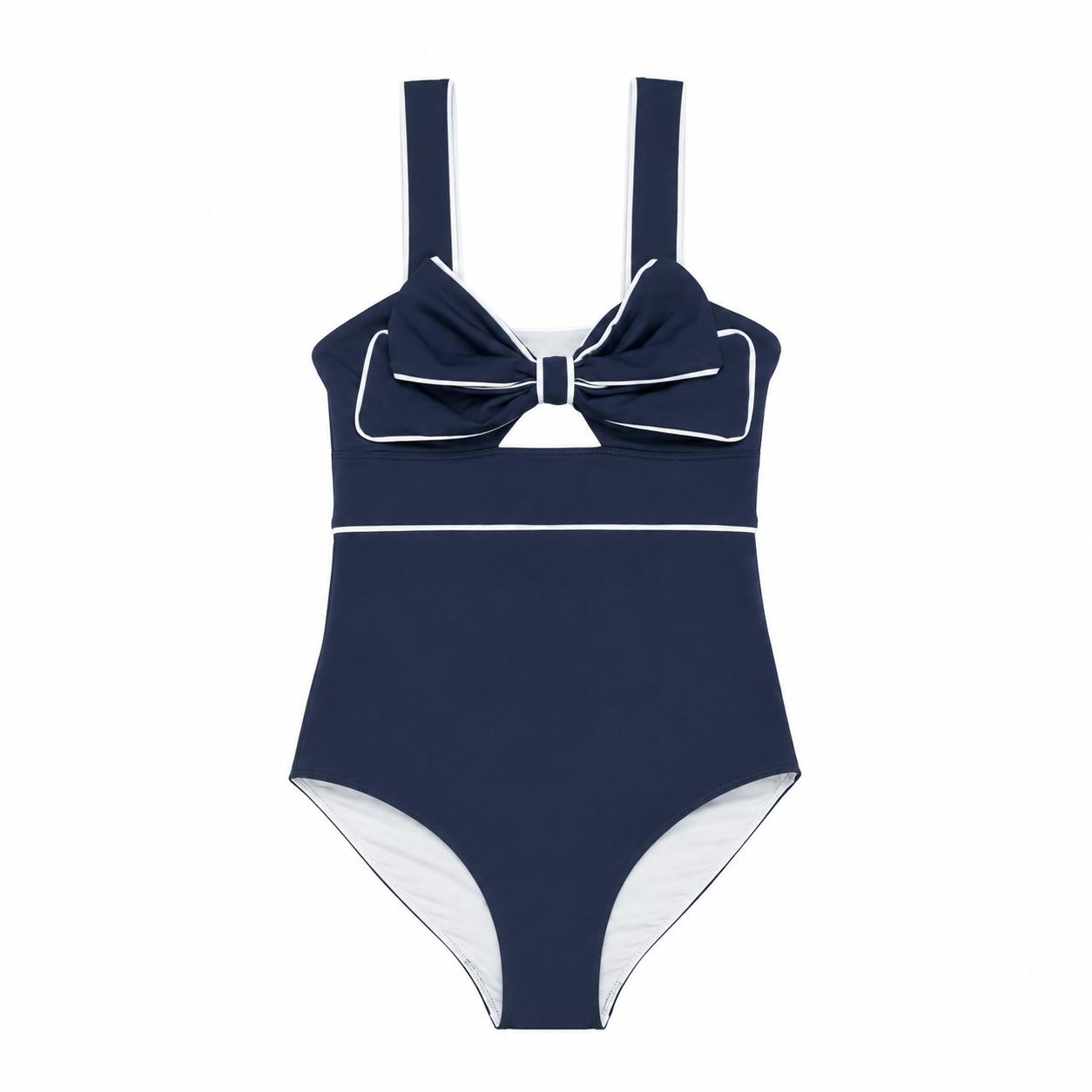 Brooke Bow One Piece in Narragansett Navy (Women's)