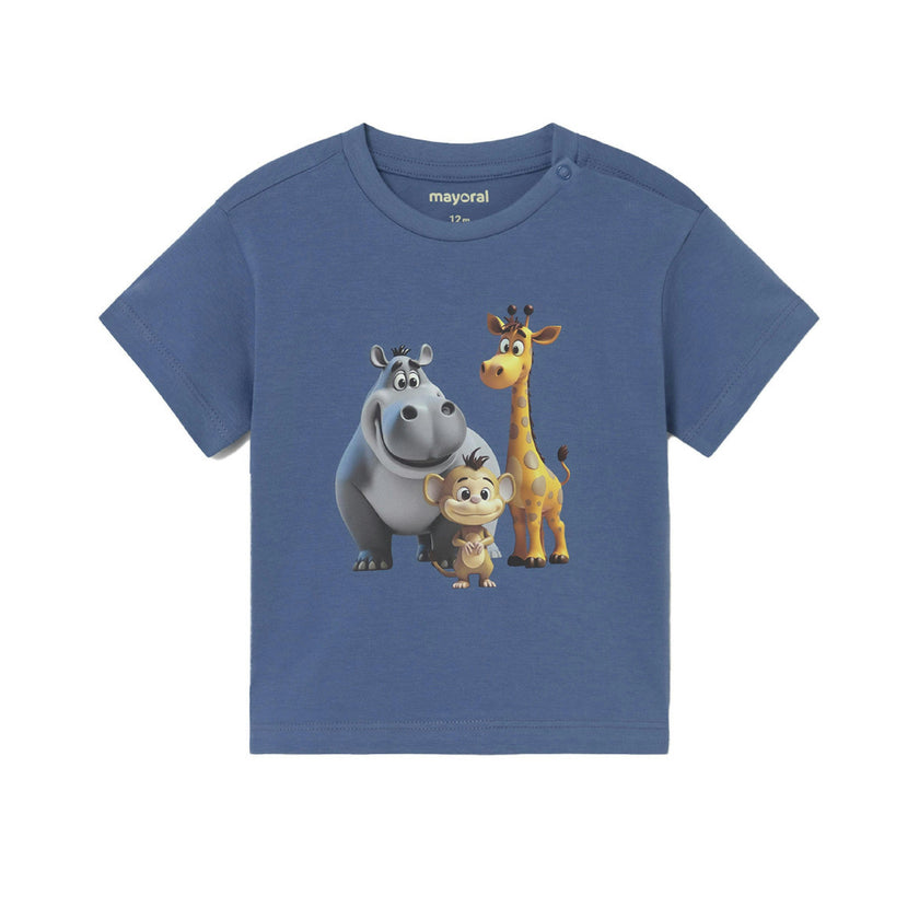 Blue Safari Animals T-Shirt