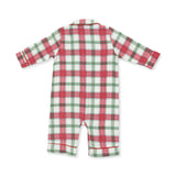 Holiday Plaid - Long Sleeve Coat Style Romper