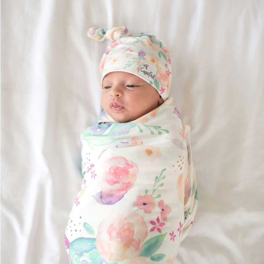Top Knot Hat - Bloom