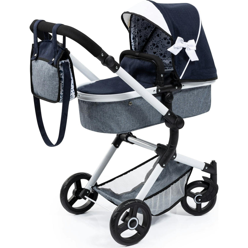 Bayer Design Dolls: Pram Neo Vario - Blue