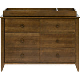 Sprout 6-Drawer Double Dresser in Natural Walnut
