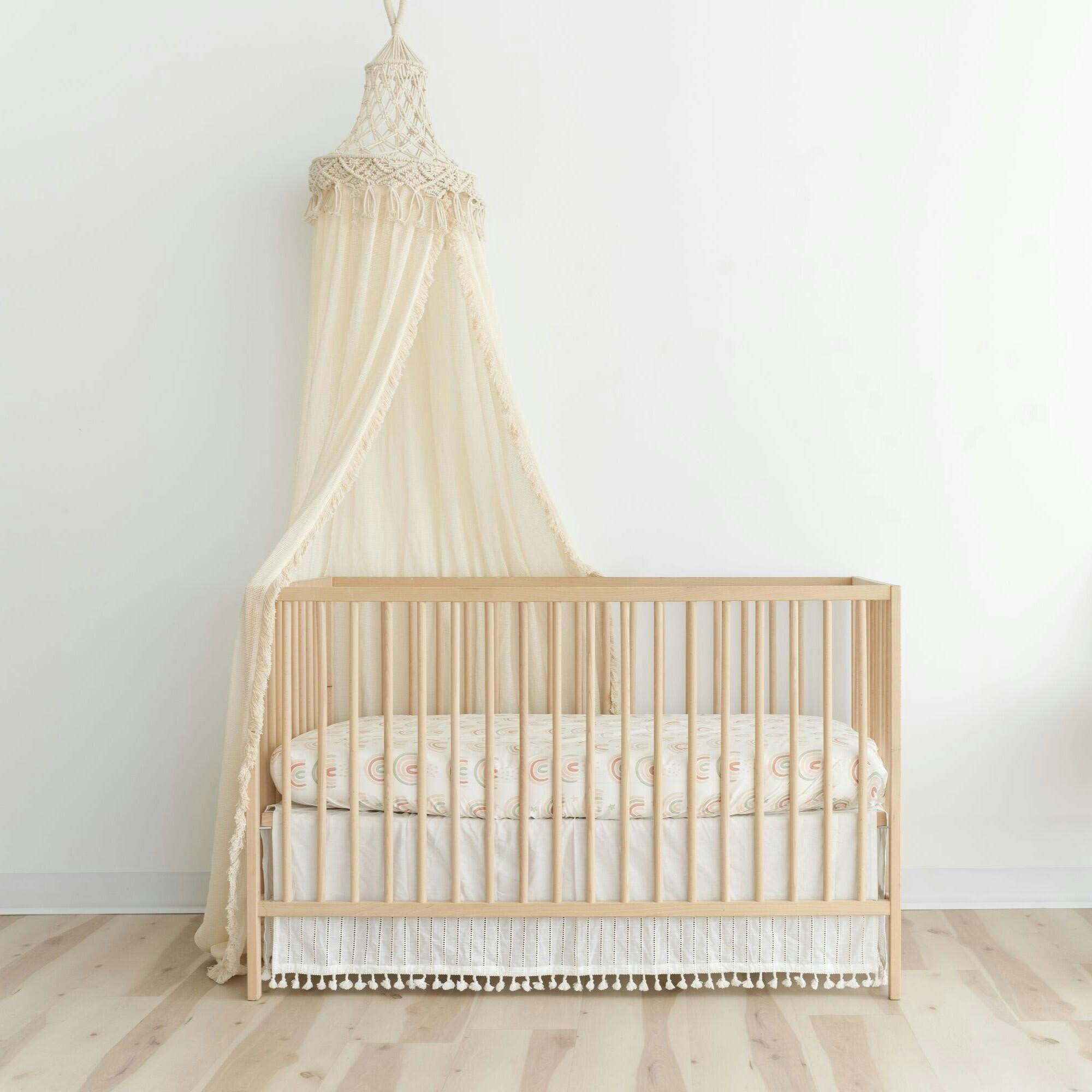 Kendi Macrame Boho Bed Canopy