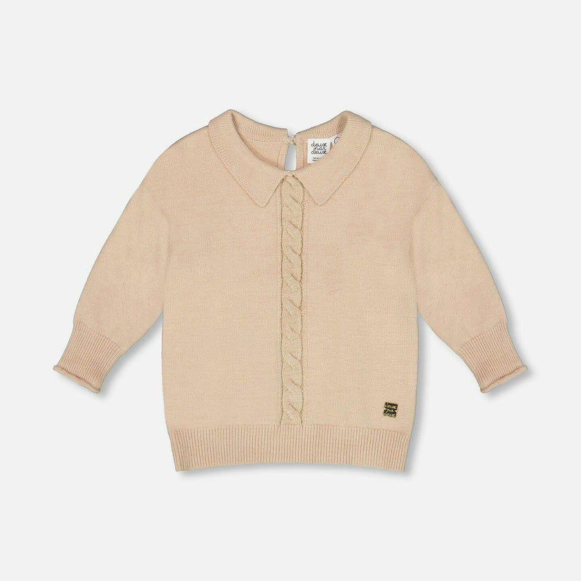 3/4 Sleeve Knitted Sweater