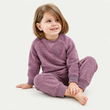 Heathered Vintage Sherpa Sweatshirt + Sweatpant Set