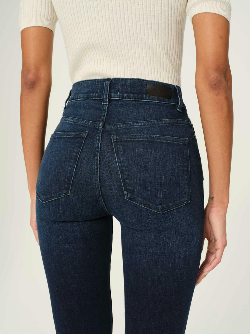 Halle Straight High Rise Instasculpt 29" Jeans | Mediterranean