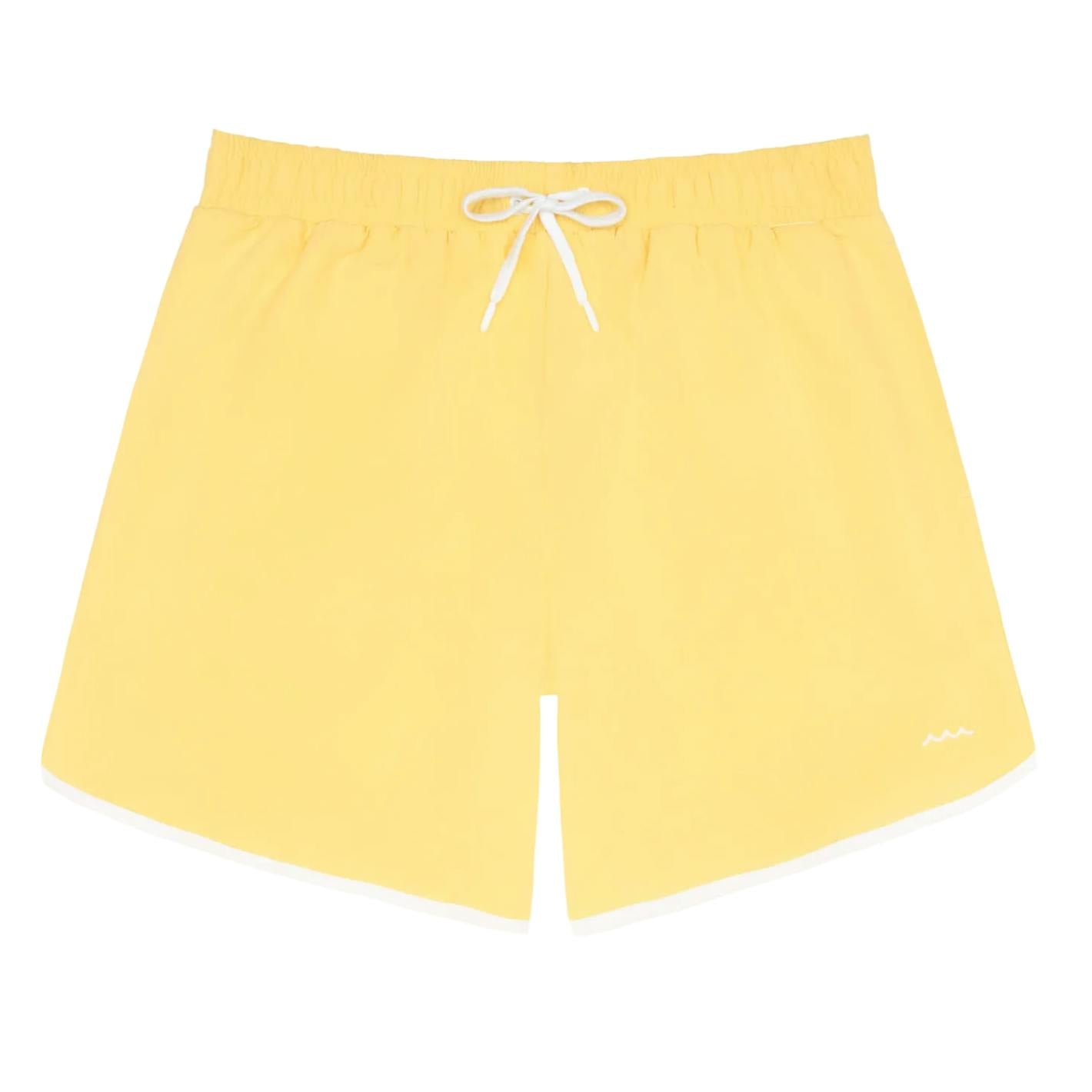 men's soleil yellow boardie