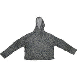 Grey Cheetah Hoodie, Grey