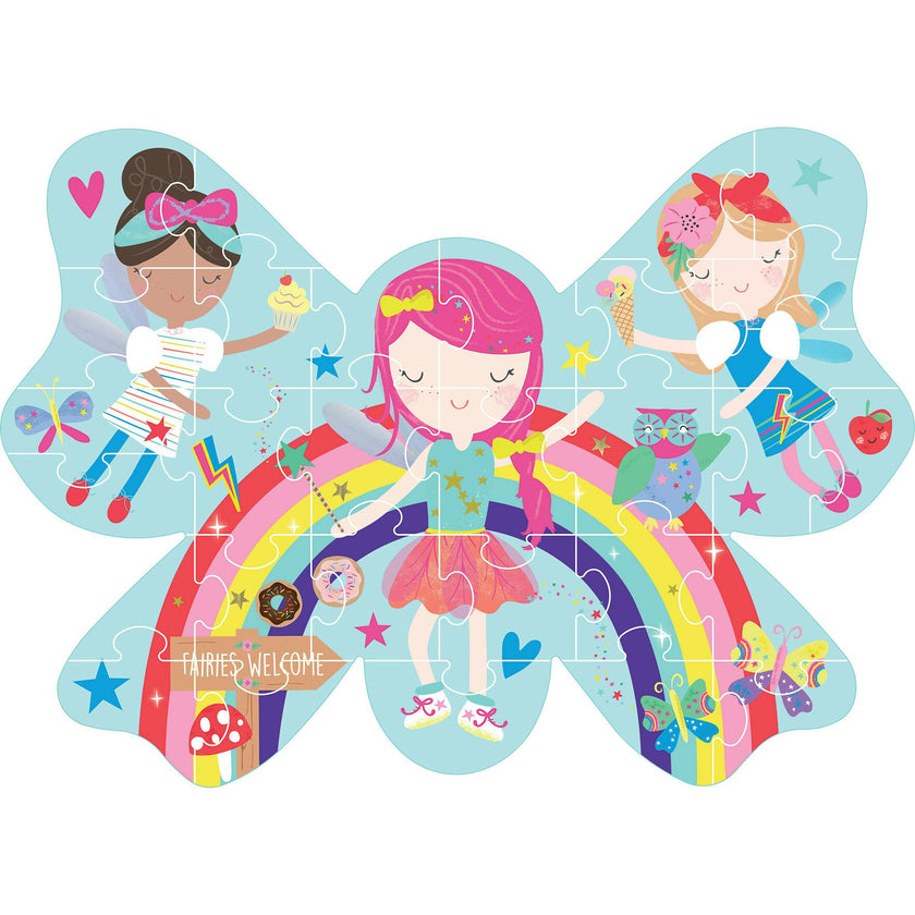 Rainbow Fairy 30pc Shaped Puzzle