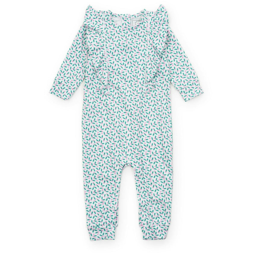 Evelyn Girls' Romper Holly Holiday