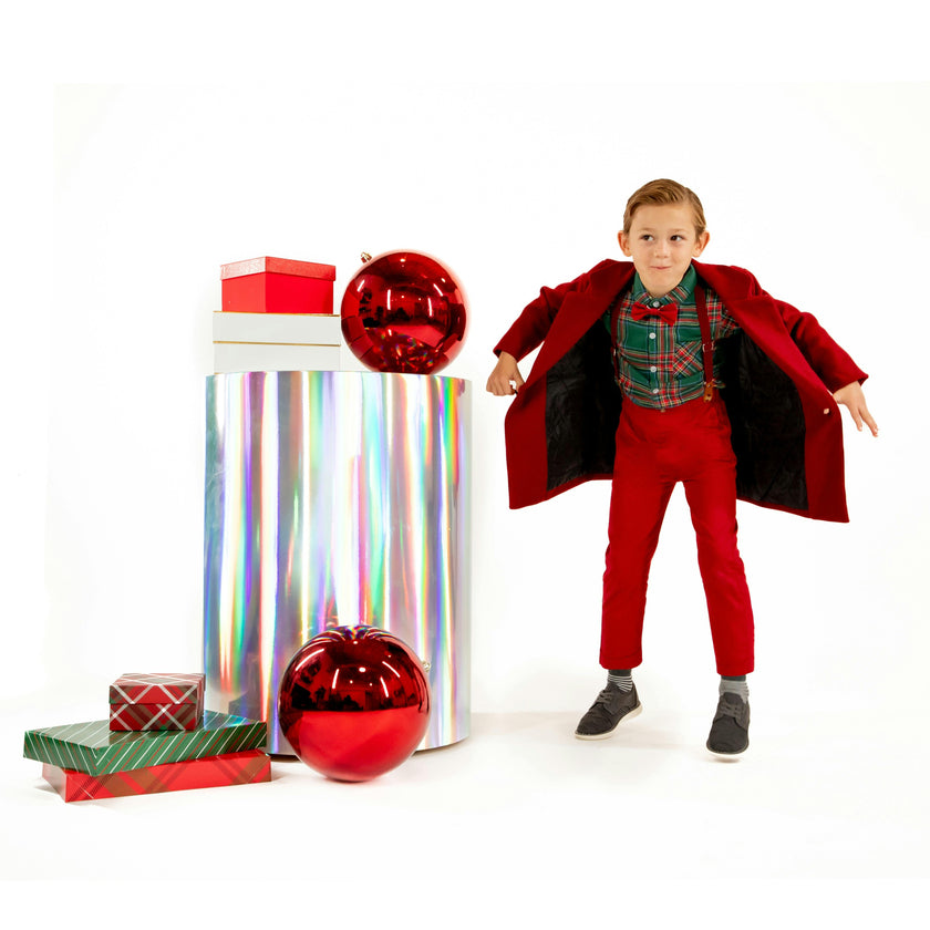Jr Star Cranberry Child Peacoat