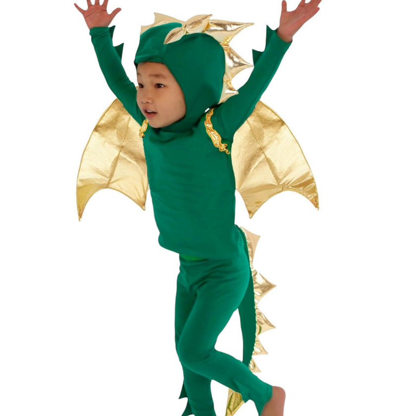 Emerald Sky Dragon Pajama Costume