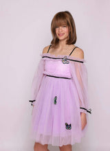 Dream Off-Shoulder Full Sleeve Tulle Dress