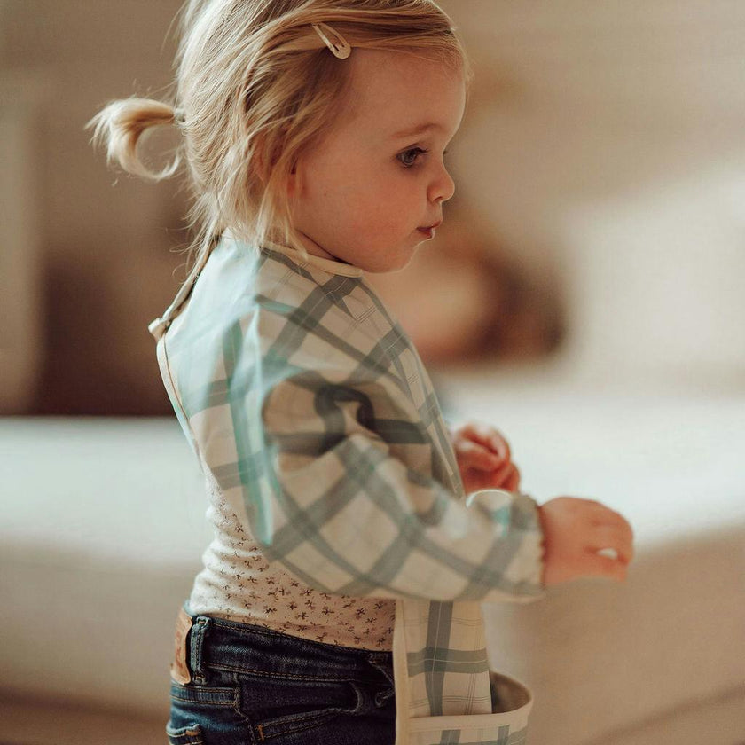 Smock Bib | Fern Plaid
