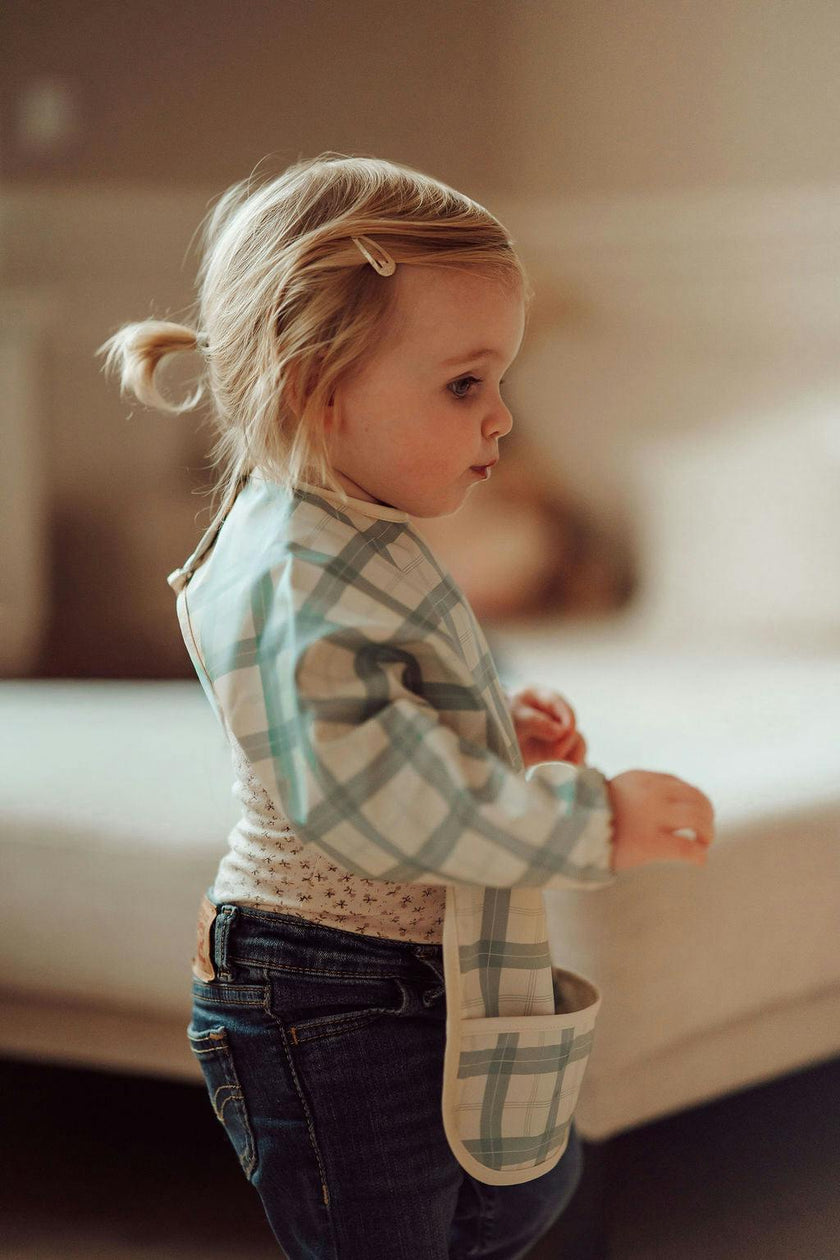 Smock Bib | Fern Plaid