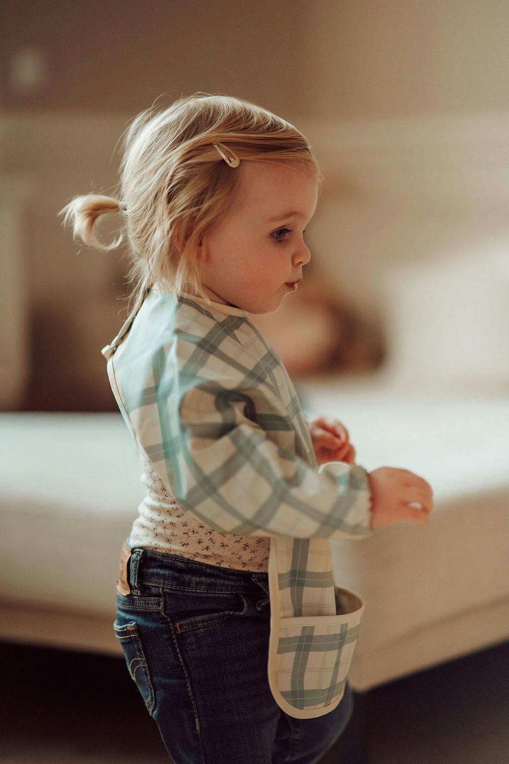 Smock Bib | Fern Plaid
