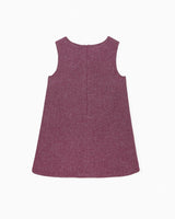 Georgina Bow Dress in Claret