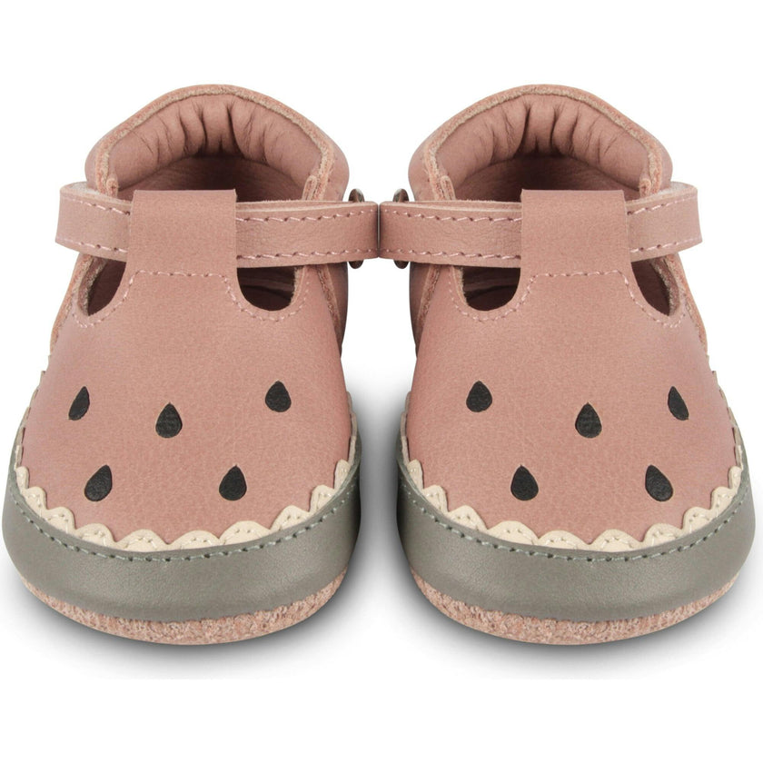 Nanoe Watermelon Classic Leather T-Bar Shoes