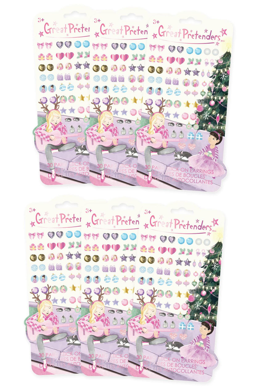 Cheerful Holiday Sticker Earrings Bundle