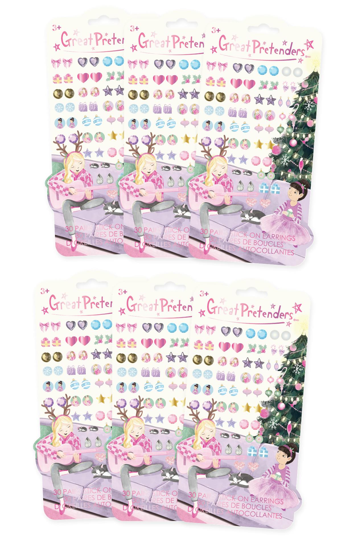 Cheerful Holiday Sticker Earrings Bundle