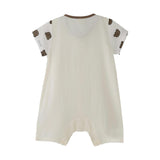 Cream Bear Romper