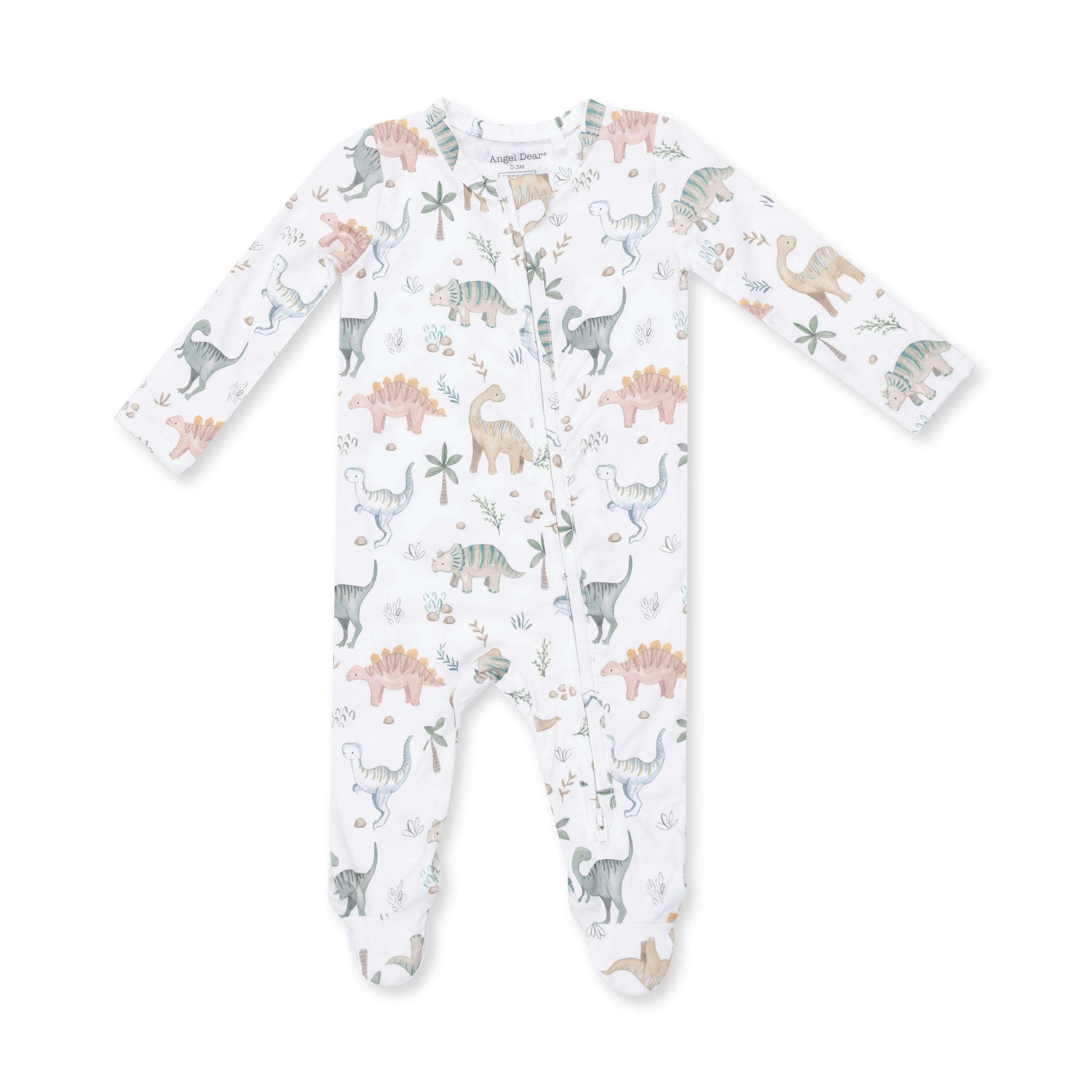 Sweet Baby Dinos - 2 Way Zipper Footie