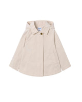 Light Beige Hooded Windbreaker