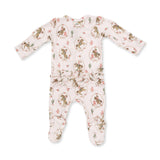 Cowgirl Cameos - 2 Way Ruffle Back Zipper Footie