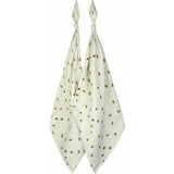 Bumblebee Bamboo Muslin Two-Piece Burp Cloth Set