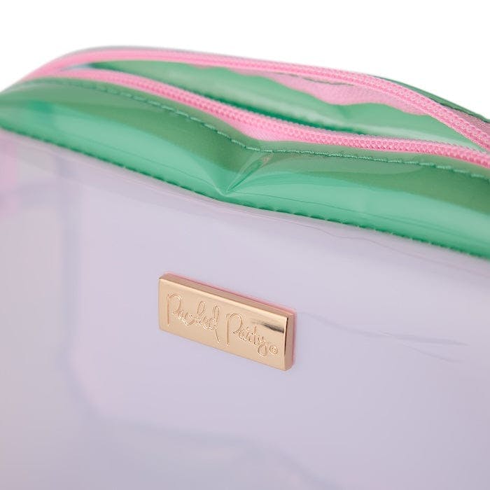 Retro Jelly Colorblock Pouch