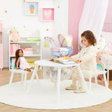 Fantasy Fields by Teamson Kids - Rainbow Fishnet Play Table & Chairs Kids Furniture