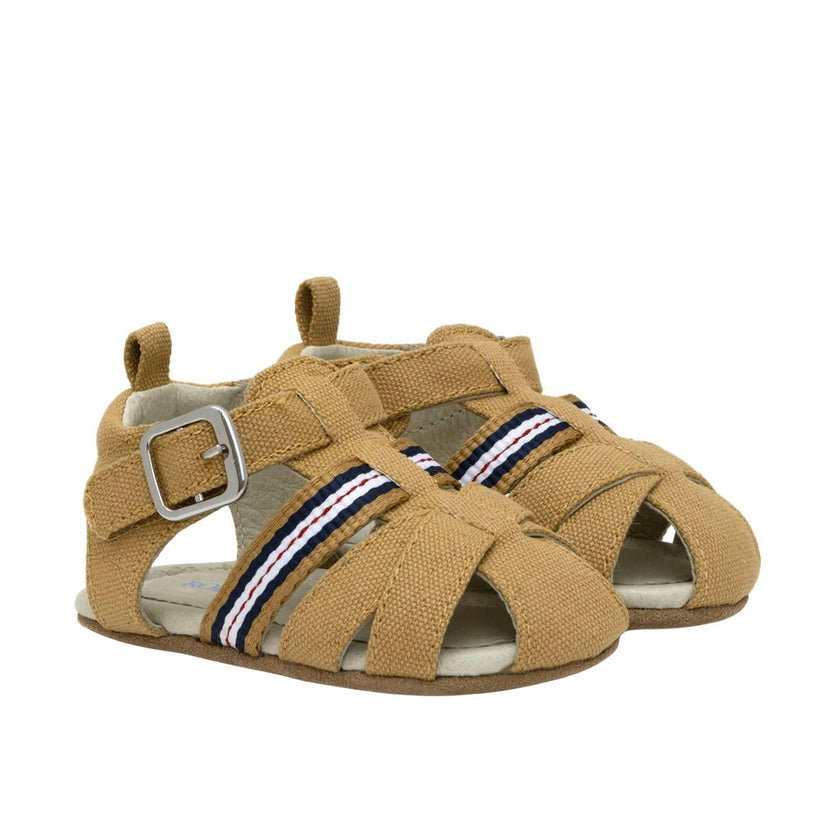 Stuart Suntan Canvas Sandal