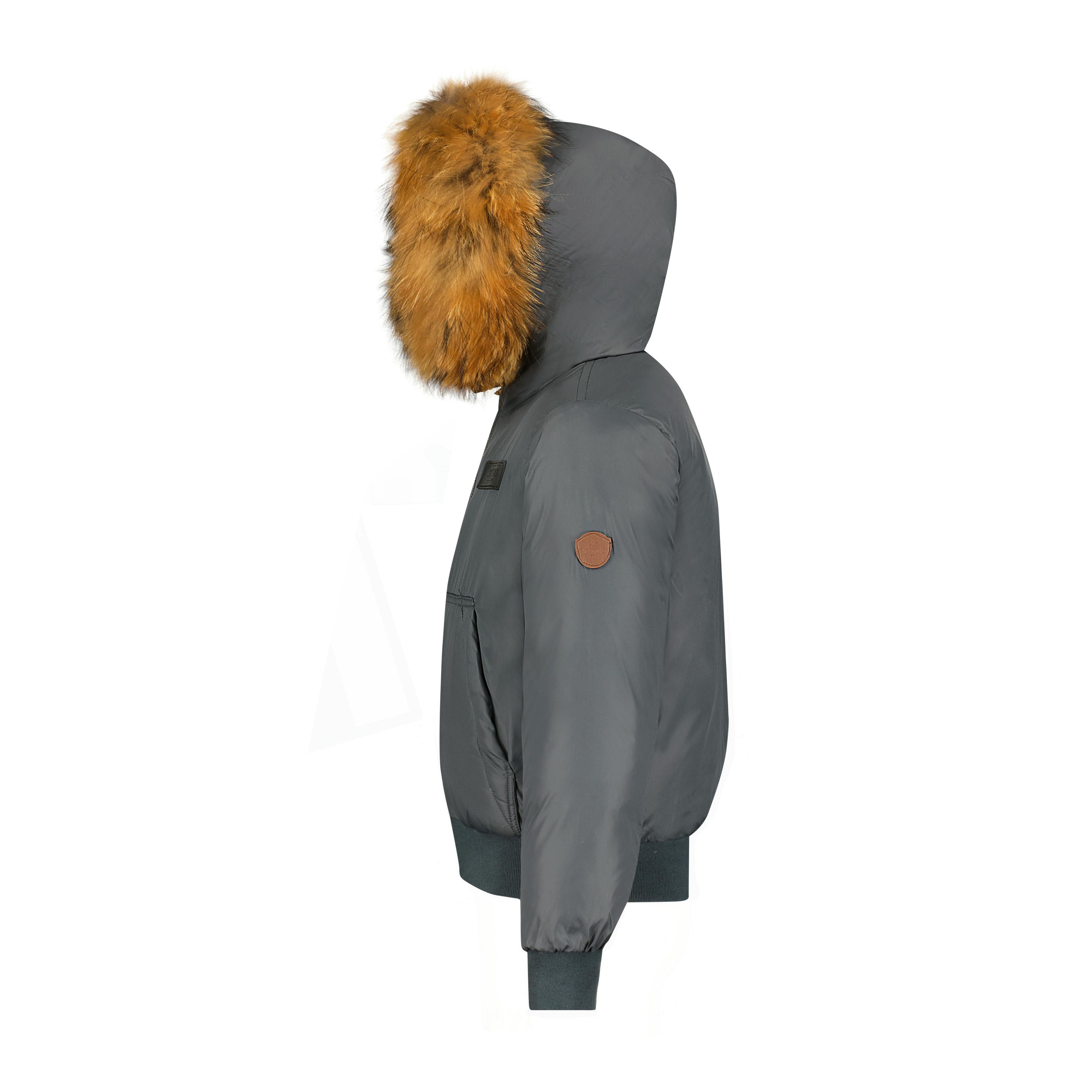 Boys Kangaroo Bomber - Pine Green