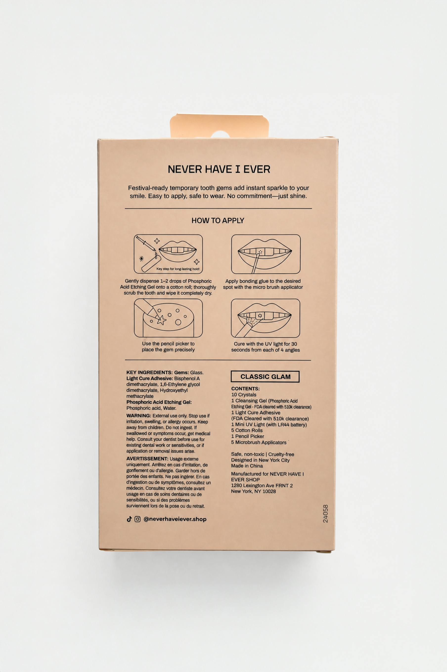 Classic Glam - Diy Tooth Gem Kit