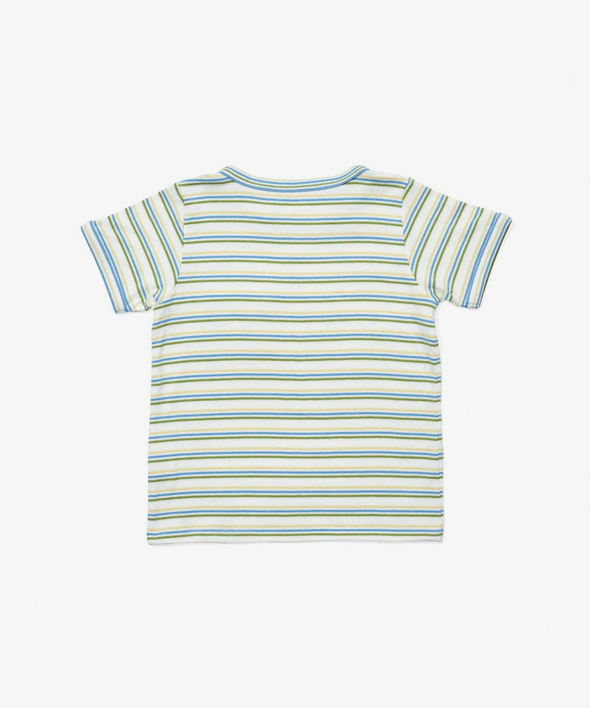 Willie T-Shirt, Butter Triple Stripe