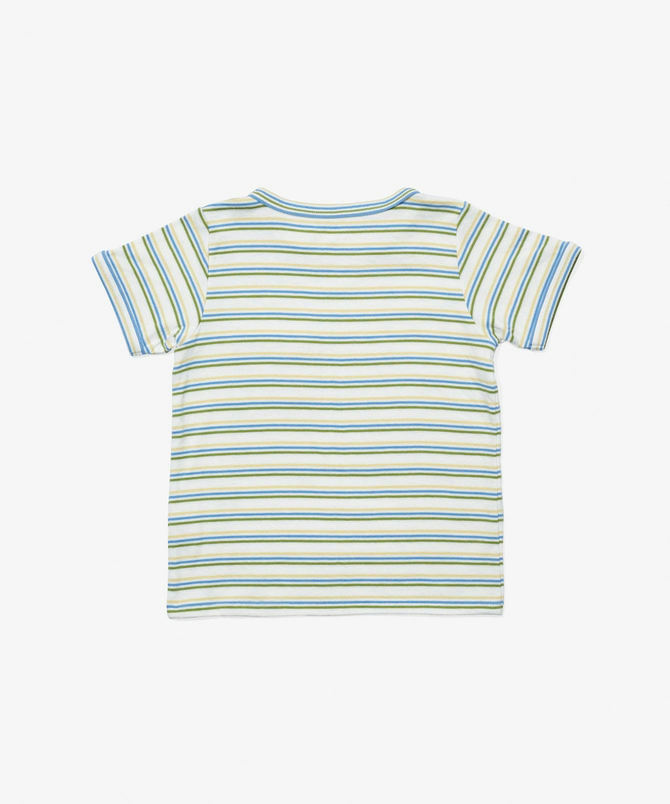Willie T-Shirt, Butter Triple Stripe