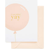 Yay Balloon Card
