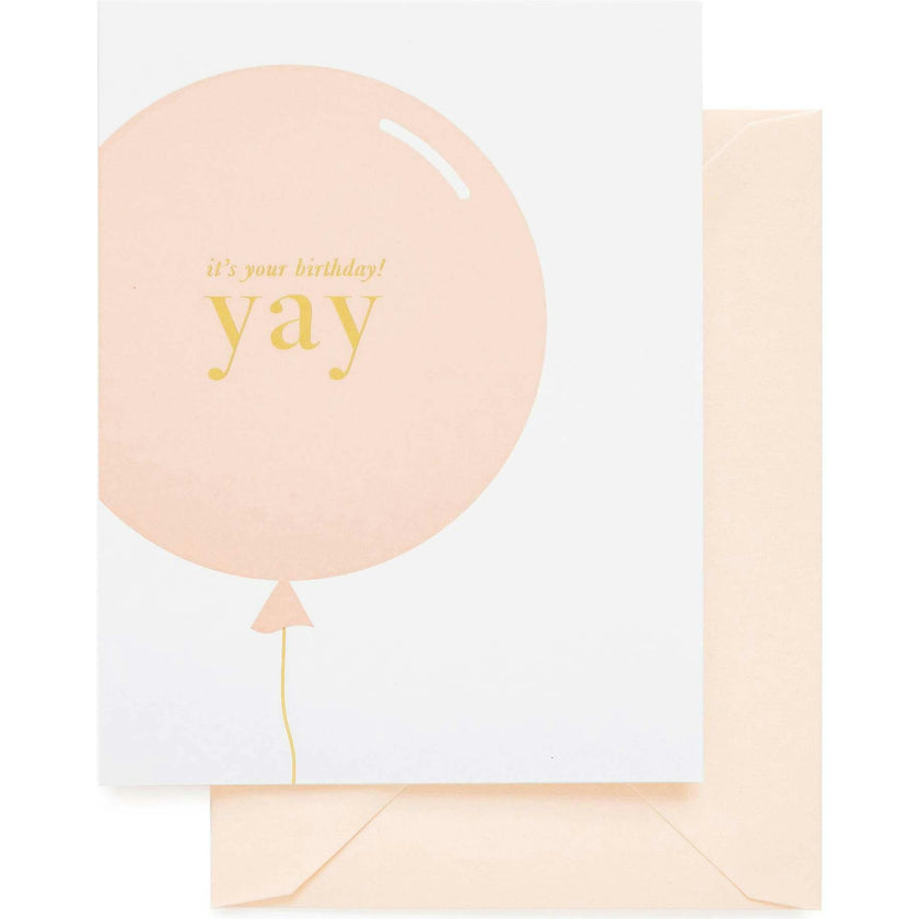 Yay Balloon Card