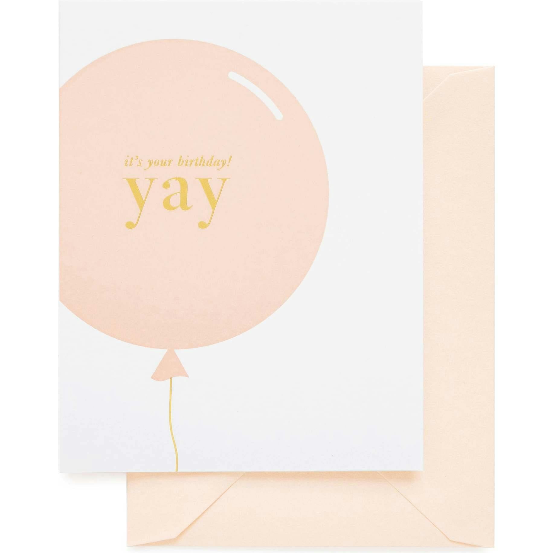 Yay Balloon Card