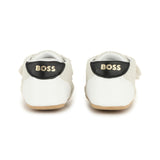 White & Beige Baby Sneakers