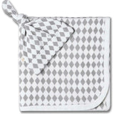 Organic Swaddle Blanket & Hat Set