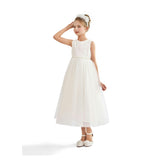 White Lysandra Sleeveless Formal Dress