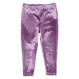 Girls Velour Legging - Lavender