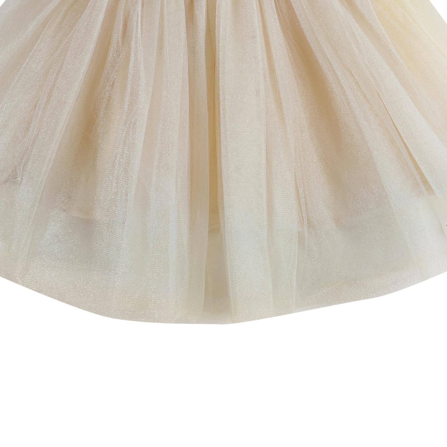 Pien Skirt | Off White Metallic