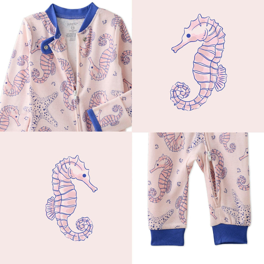 SHADOW Sleep & Play Baby Pajamas for Boys & Girls