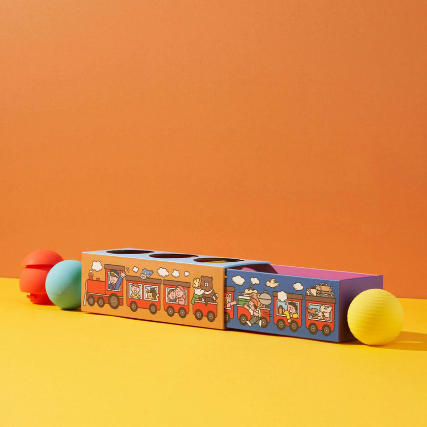 All-in-One Baby Ball in Train Play Box
