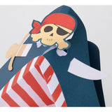 Blue Pirate Party Hats