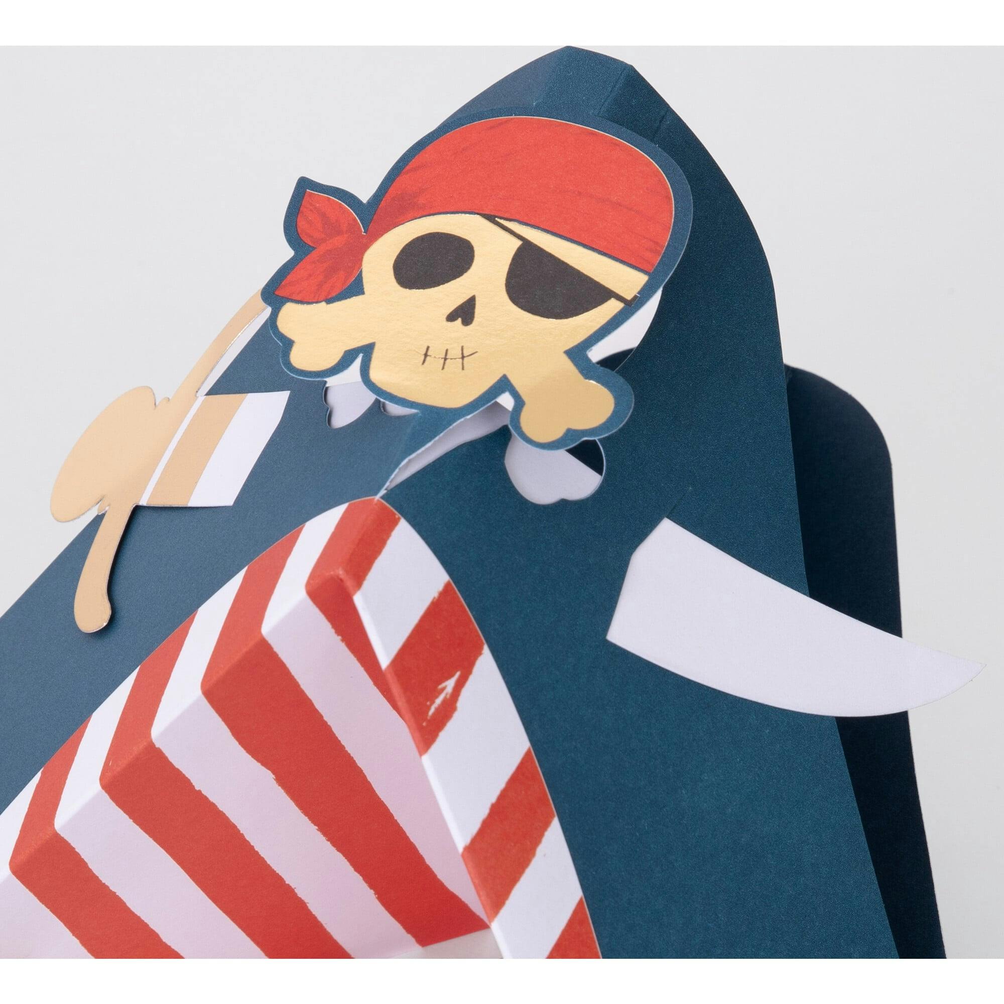 Blue Pirate Party Hats