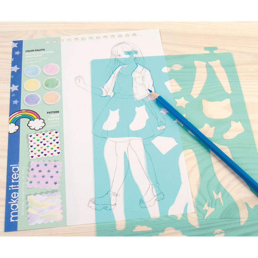 Fashion Design Sketchbook: Digital Dream