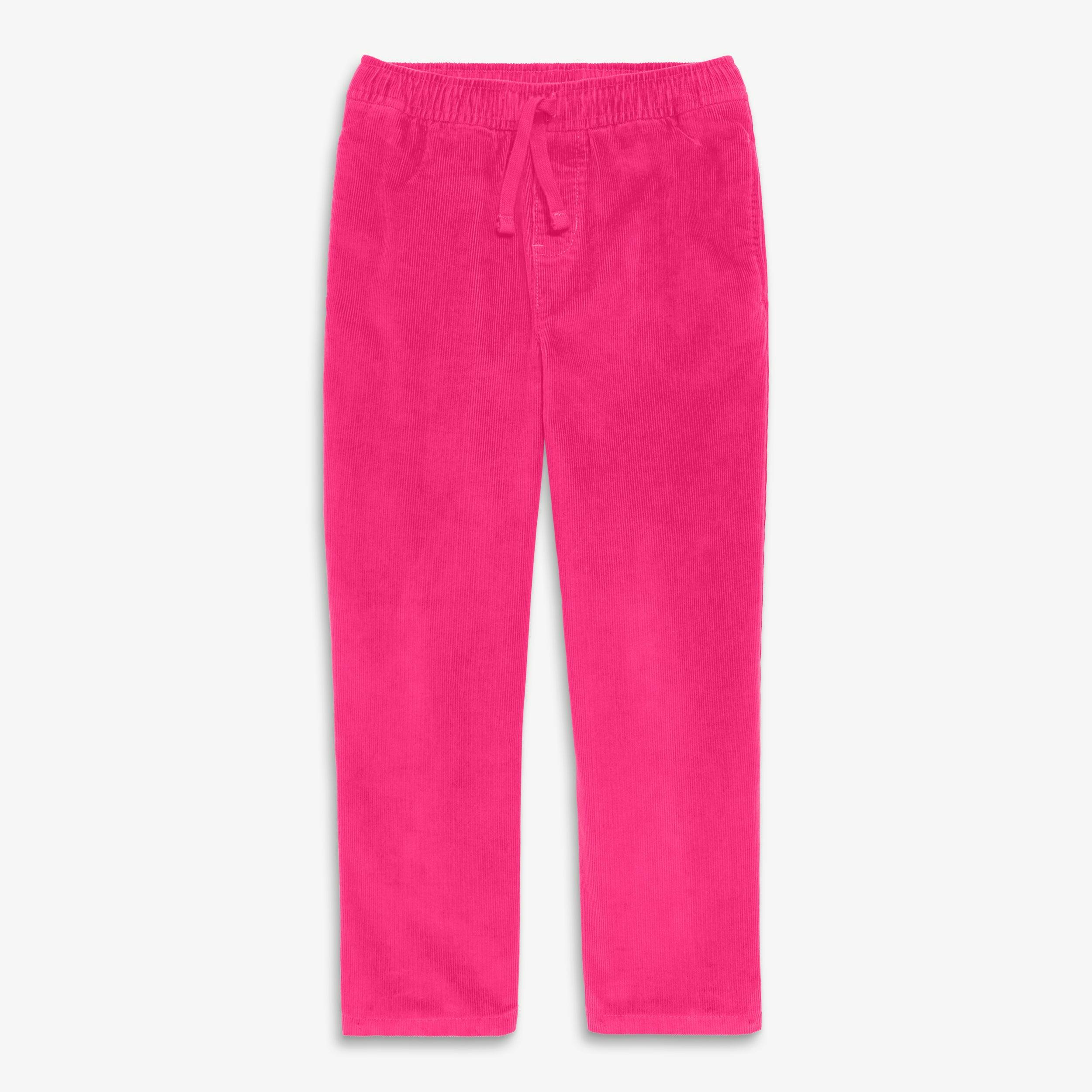 Kids stretch corduroy drawstring pant